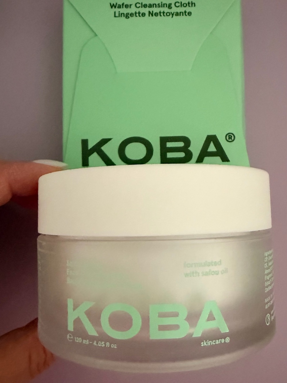 KOBA Safou Sorbet Face Cleansing Balm w/ safou oil BNIB 120ml